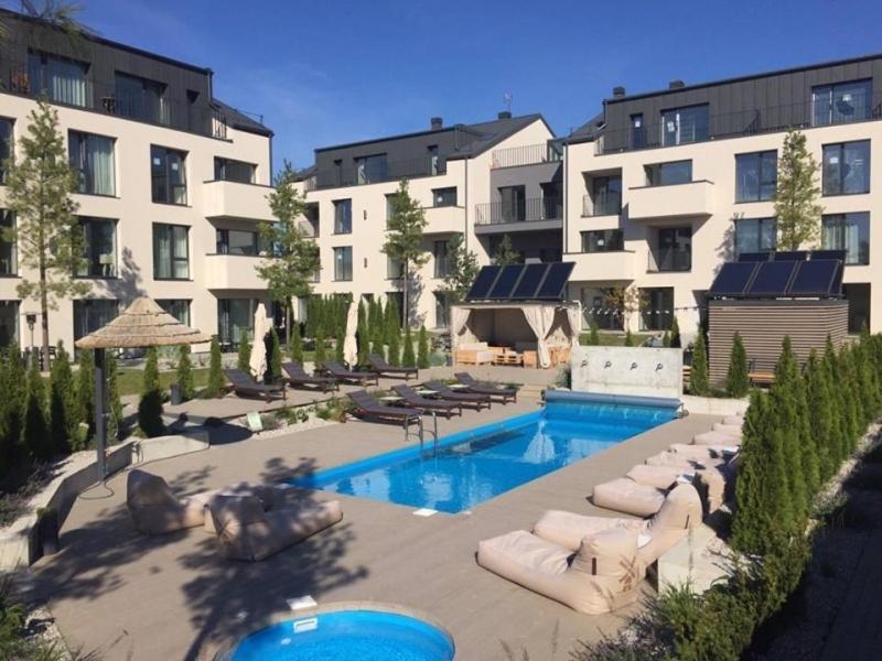Apartamento Super Mini Loft With Outdoor Pool. Palanga Exterior foto